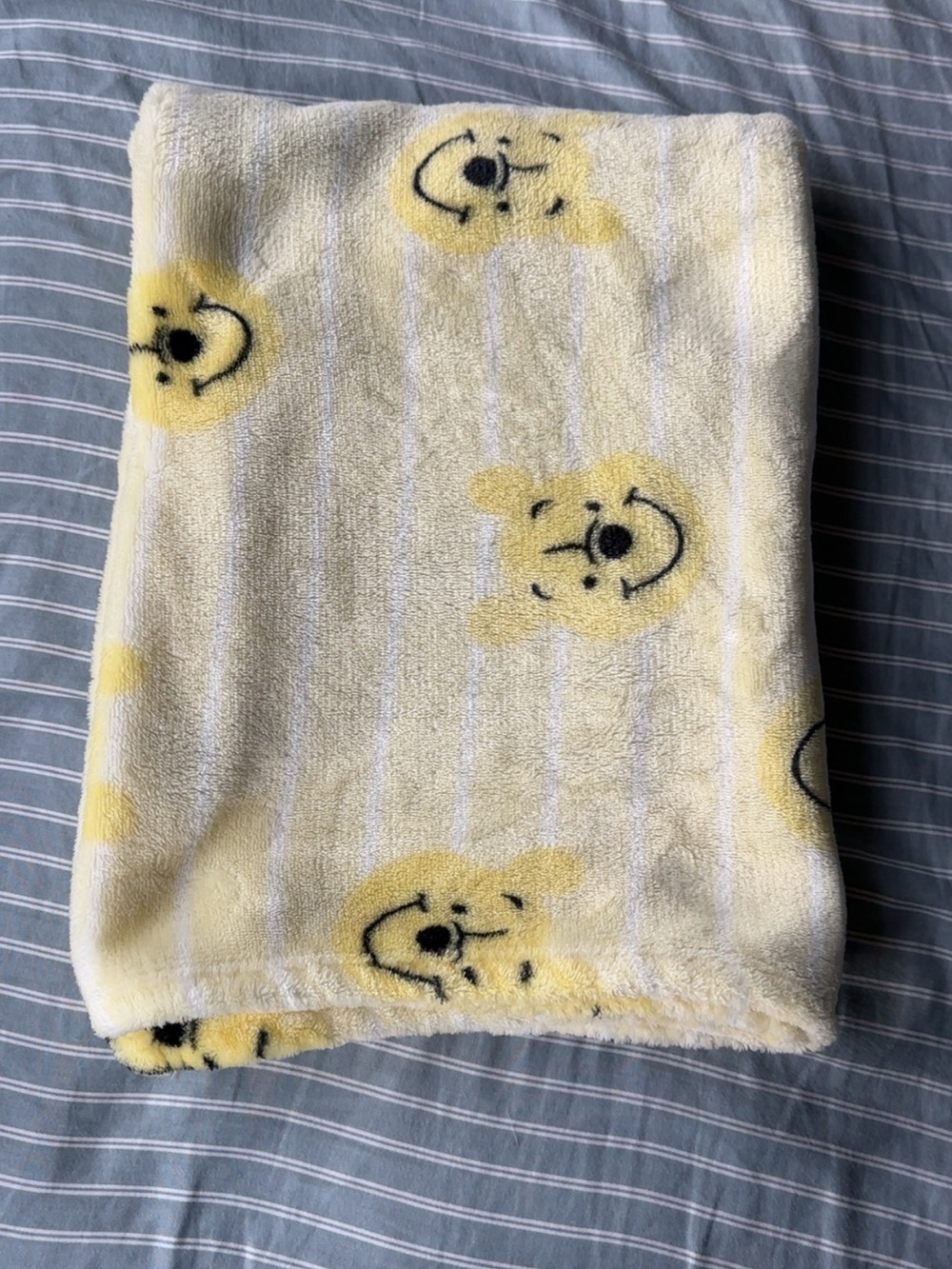 Disney Yellow Winnie the Pooh Plush Sleep Sack Blanket
